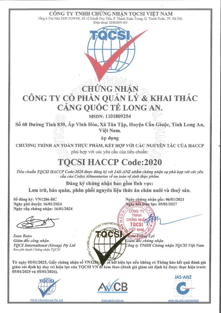 Haccp Certificate 2024 2027 Page