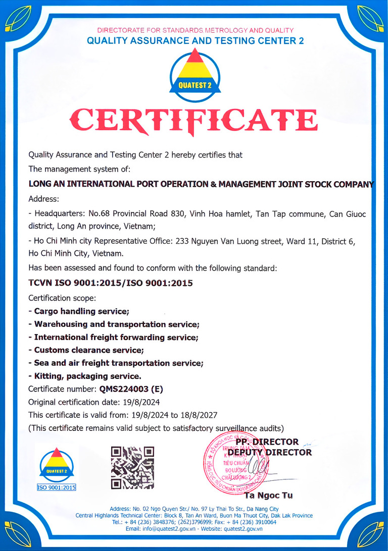 Laip Iso Certificate Eng