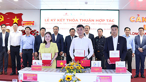1 Ky Ket Thoa Thuan Hop Tac Ba Ben Cang Quoc Te Long An Cang Bohaiwan Son Dong Va Cong Ty Bohwa Shipping