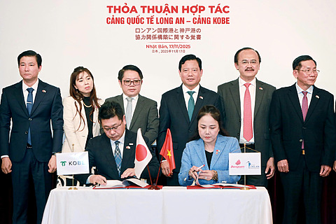 1nghi Thuc Ky Ket Mou Giua Cang Quoc Te Long An Va Cang Kobe